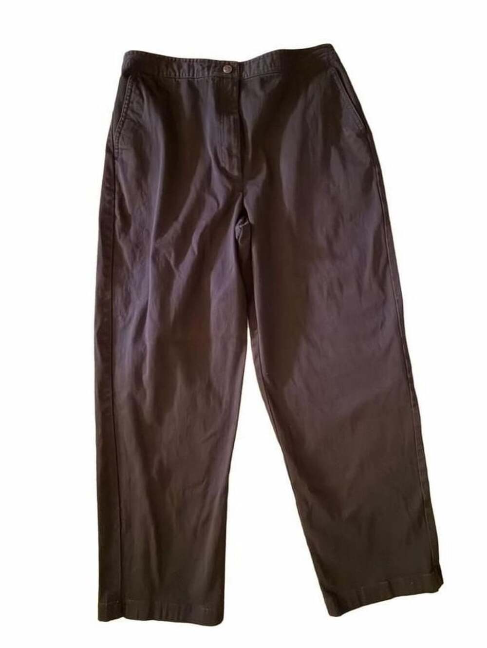 Westbound Pants Size 14 Black Cotton Blend Casual Straight Leg